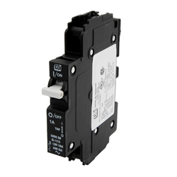 Electrical Cabinet SMALL CELL BREAKER Single-phase 120 Vac 1A, Field-configurable, UL 489