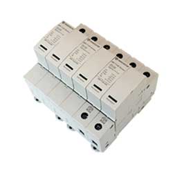 AC Surge Protector SPD I2R-T125 DIN-Rail 230 Vac 3-Phase Wye MOV 100 kA, IEC 61643-11 Class I+II, CE, RoHS