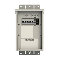 Electrical Cabinet SMALL CELL Outdoor Single-phase 120 Vac 60A Main 5x 10A Branches UL 67 Service Entrance MOV
