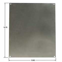 Blank Aluminum Mounting Plate for 1412xx Series Enclosures
