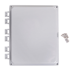 Dark Gray Replacement Hinge Cover for 1816 Polycarbonate Enclosure