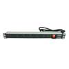 Picture of RMO Rack Mount PDU AC Indoor Strip 120 Vac Single-Phase 15A NEMA 5-15 Plug Inlet 6x NEMA 5-15 Outlets