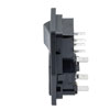 Vertical Power Entry Module, Side-Fixing, Flange-Mount, C14 Inlet, Double Contact Switch, 72.3 mm