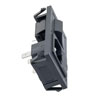 Horizontal Power Entry Module, Single-Fused C14 Inlet, Double Contact Switch, 74.5 mm