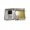 Picture of 14x12x07 Fiberglass Reinf Polyester FRP Weatherproof Outdoor IP24 NEMA 3R Enclosure, 240 VAC MNT PLT, Mechanical Thermostat Heat & Fan Gray