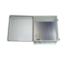 Picture of 18x16x08 UL Listed Fiberglass Reinf Polyester FRP Weatherproof Outdoor IP66 NEMA 4 Enclosure, 120 VAC MNT PLT Gray