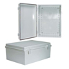 Picture of 14x10x06 ABS Plastic Weatherproof Outdoor IP66 NEMA 4 Enclosure, Gray